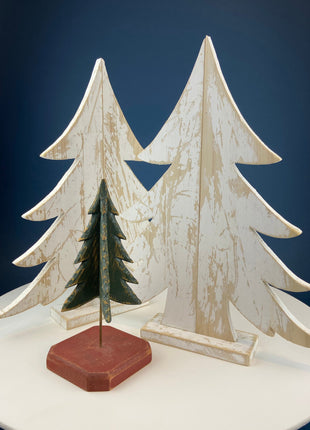 Large Rustic Wooden Christmas Tree. White Distressed Pine. Modern Farmhouse Holiday Decor. Cabin