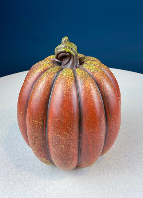 Vintage Ceramic Pumpkin. Fall Thanksgiving Celebration. Dining Room Table Decor. Rustic Home or Store Display. Great Add. to Collection.