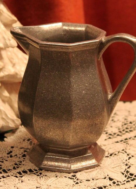 Antique Pewter Creamer