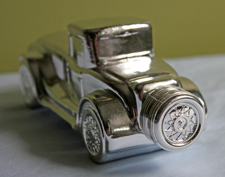 Avon Collectible Car Shaped Cologne Silver Bottle Anything