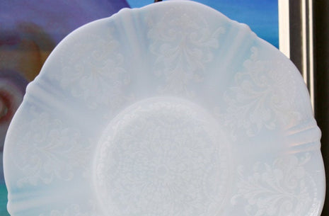 Petalware Platter - 1930 American Sweetheart Etched Depression Glass