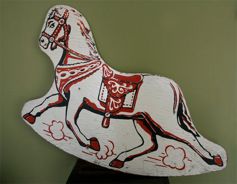 Carousel Horse Silhouette Cut Out