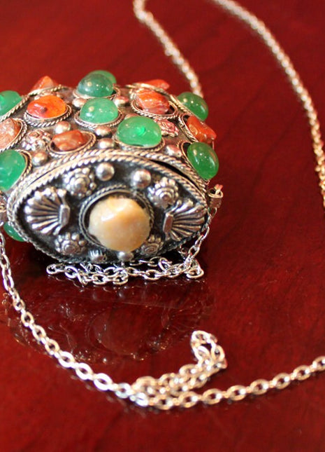 Hand Made Kuchi Tribal Purse or Pendant Pouch. May Serve as Jewelry.