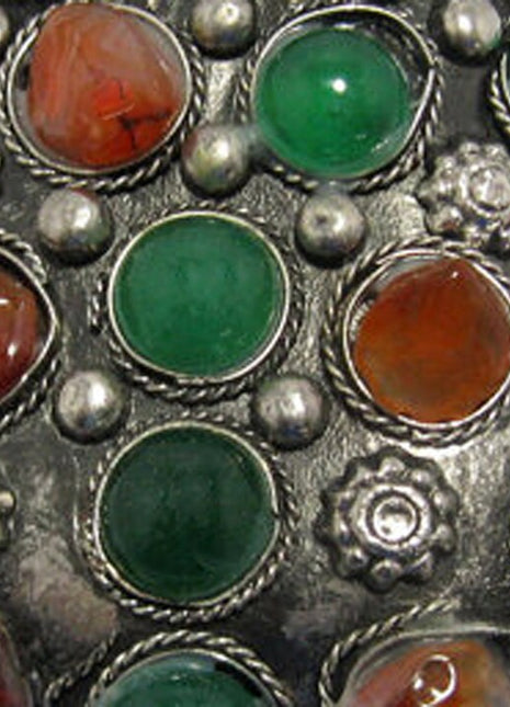 Hand Made Kuchi Tribal Purse or Pendant Pouch. May Serve as Jewelry.