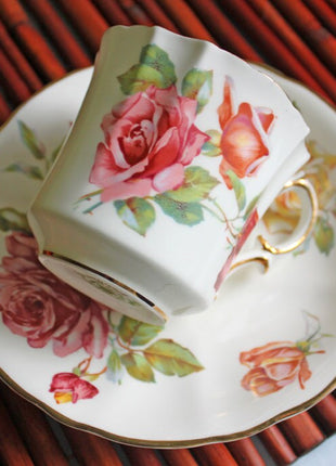 Hammersley Tea Cup and Saucer Margaret Rose