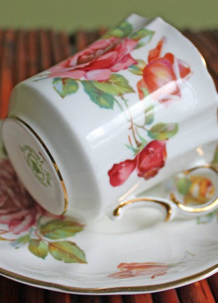 Hammersley Tea Cup and Saucer Margaret Rose