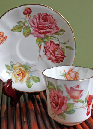 Hammersley Tea Cup and Saucer Margaret Rose