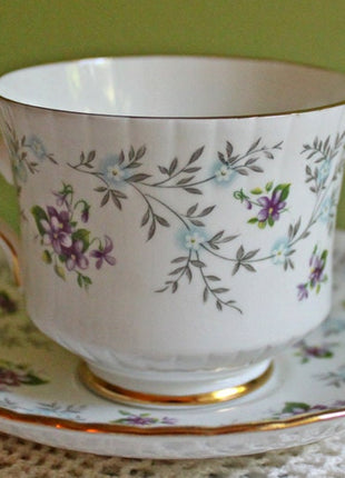 Royal Stafford Cup , Saucer , Plate Trio with Pink June Roses.