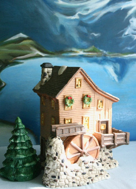 Christmas Village House Watermill