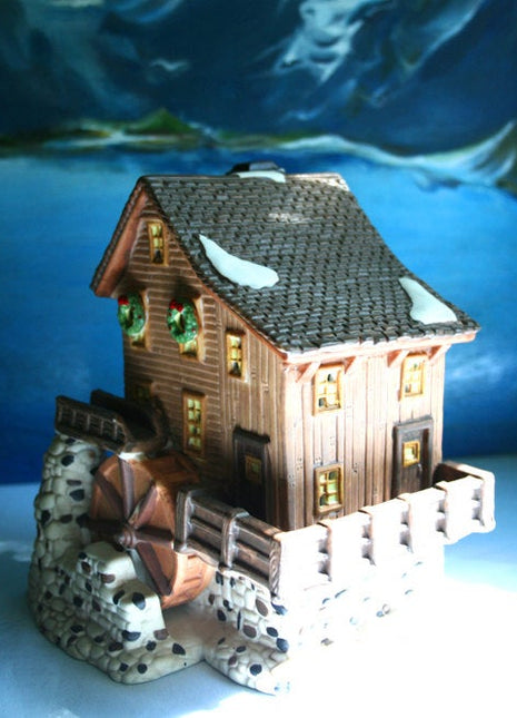 Christmas Village House Watermill