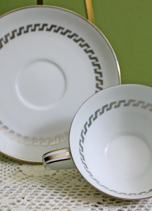 Noritake Tea or Coffee Serving Cups and Saucers - Set of 13