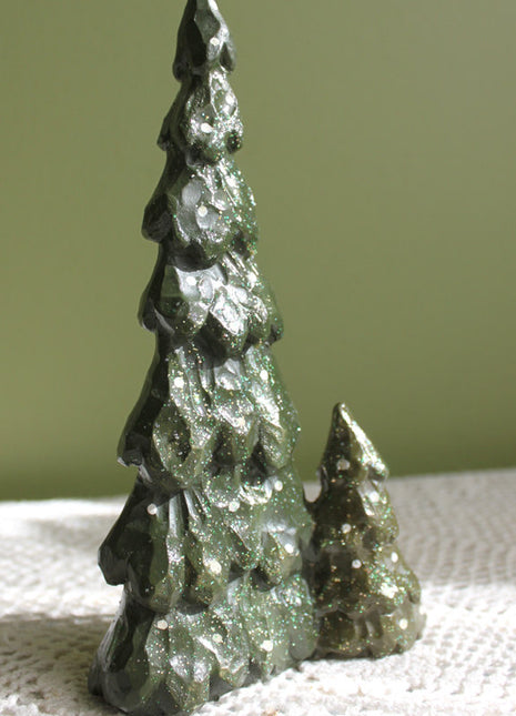 Resin Christmas Trees  by Kurt Adler.
