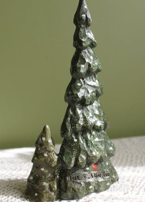 Resin Christmas Trees  by Kurt Adler.