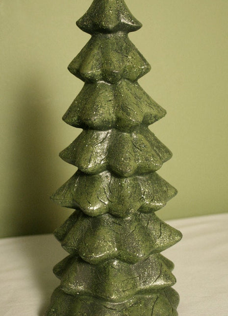Christmas Ceramic Tree with Glitter