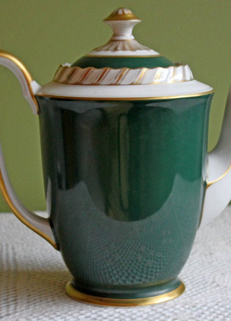 SOLD-Mid-Century Modern Ceramic Coffee Pot and Mug Set — Fleur de Lis